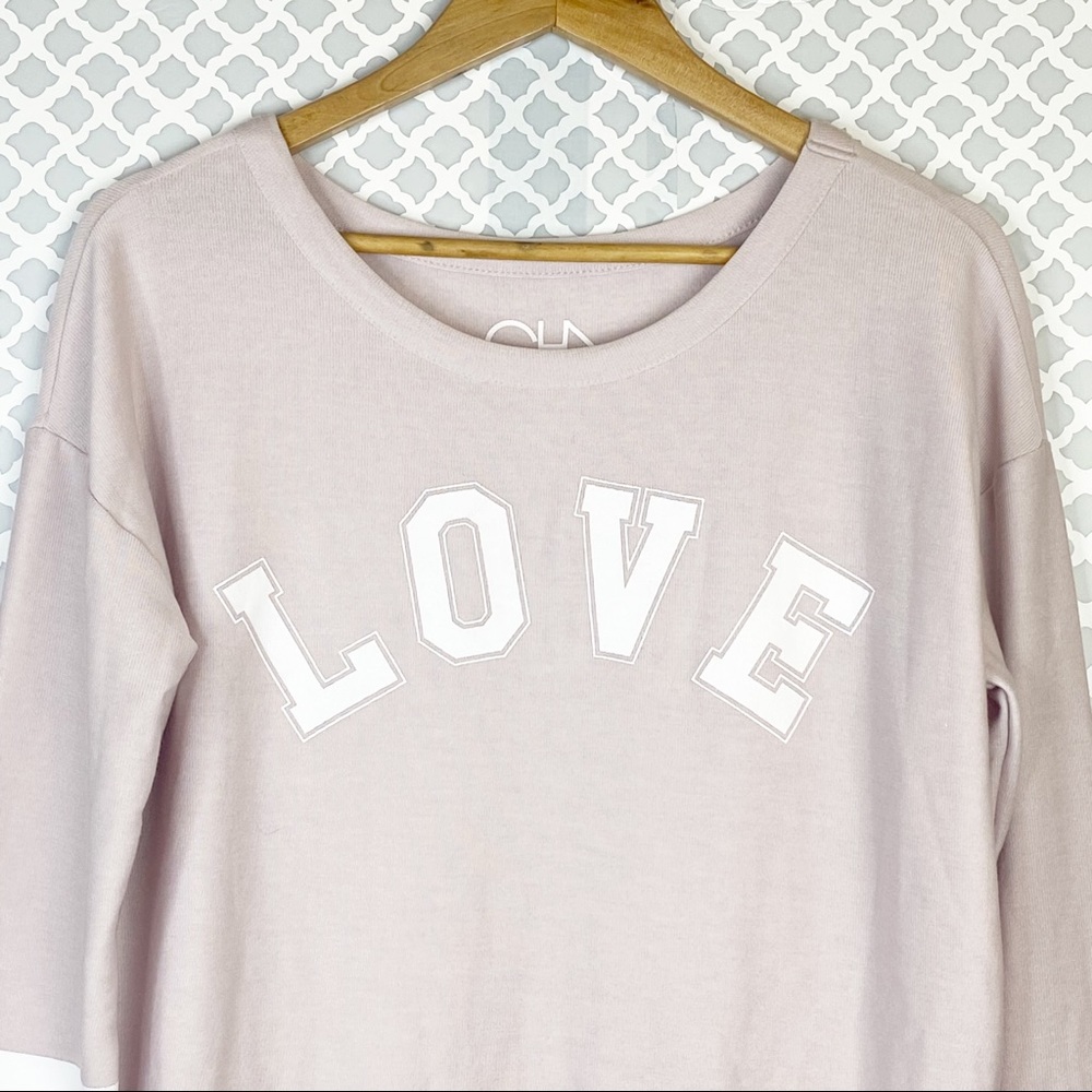 NWOT Chaser Blush Pink Love Joggers Lounge Set - Picture 10 of 16